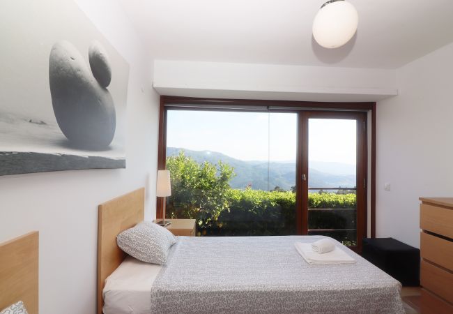 Quarto duplo em casa de férias na natureza Quarto Férias Natureza Gerês