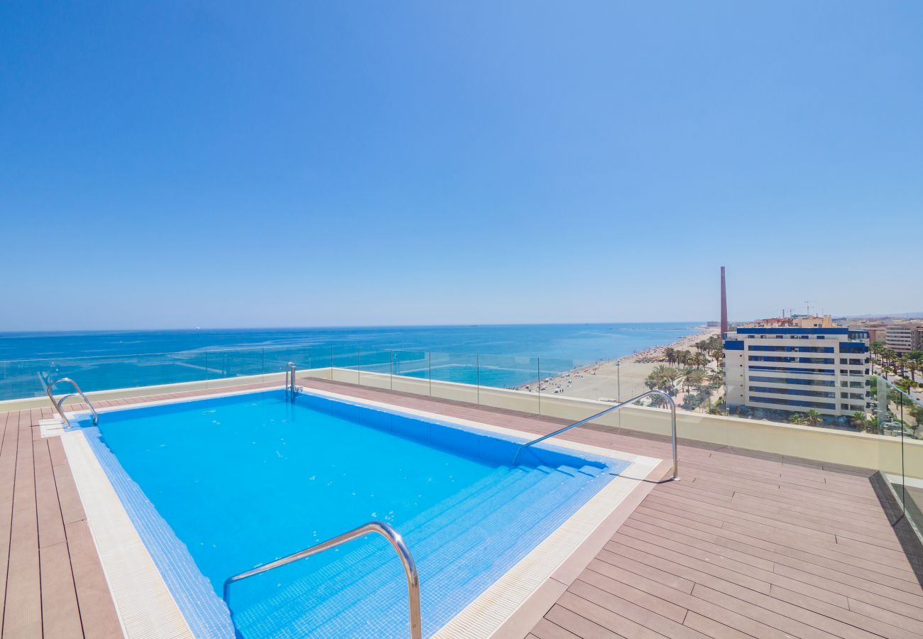 Apartamento em Málaga - Cubo's Sea View Pacifico Street & Free Parking Apartamento em Málaga - Cubo's Sea View Pacifico Street & Free Parking