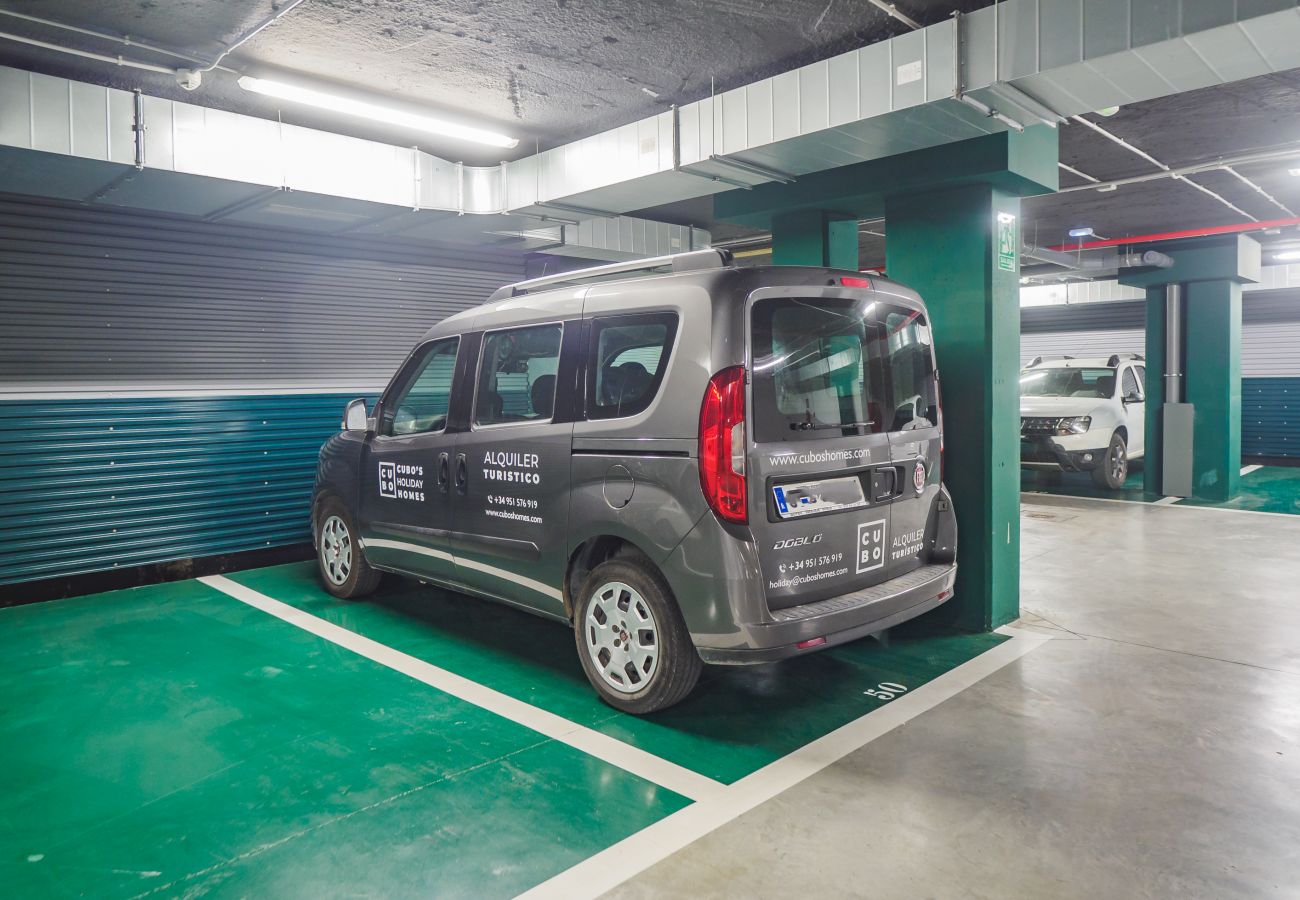 Apartamento em Málaga - Cubo's Sea View Pacifico Street & Free Parking Apartamento em Málaga - Cubo's Sea View Pacifico Street & Free Parking