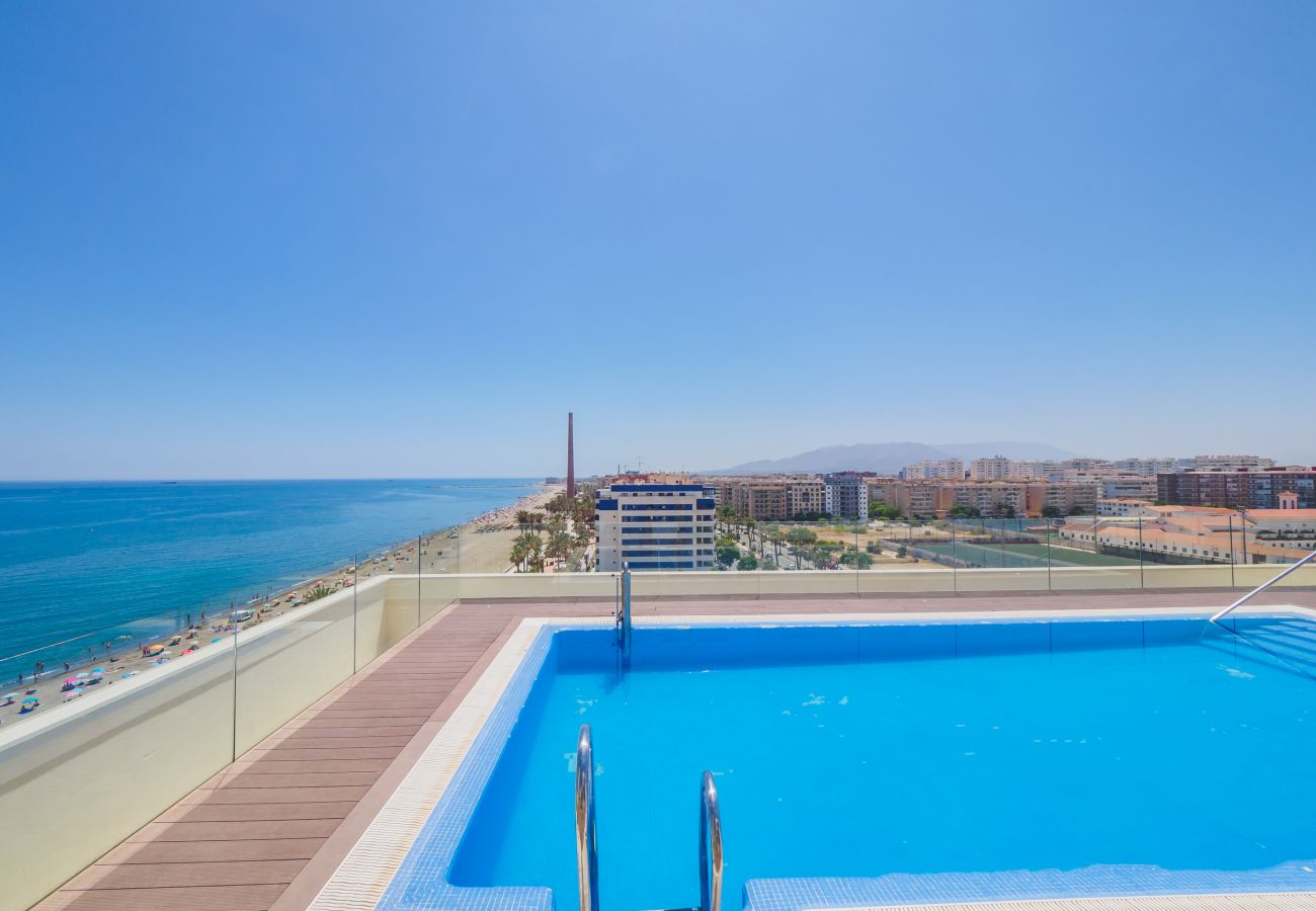 Apartamento em Málaga - Cubo's Sea View Pacifico Street & Free Parking Apartamento em Málaga - Cubo's Sea View Pacifico Street & Free Parking