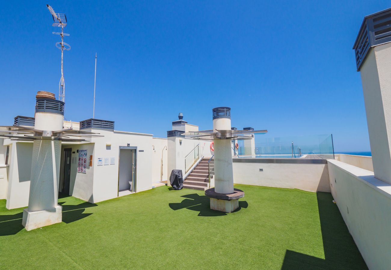 Apartamento em Málaga - Cubo's Sea View Pacifico Street & Free Parking Apartamento em Málaga - Cubo's Sea View Pacifico Street & Free Parking