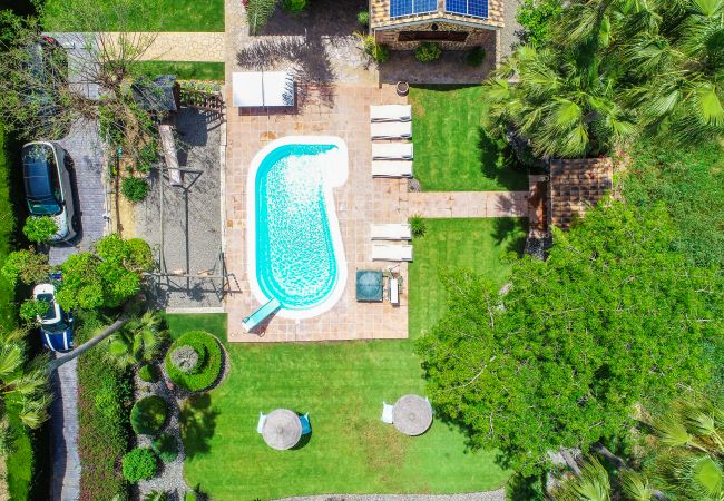 Villa with Heated Pool and Sauna | Cubo's Holiday Homes	 Views of this villa in Alhaurín de la Torre