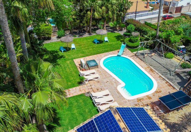 Villa with Heated Pool and Sauna | Cubo's Holiday Homes	 Views of this villa in Alhaurín de la Torre