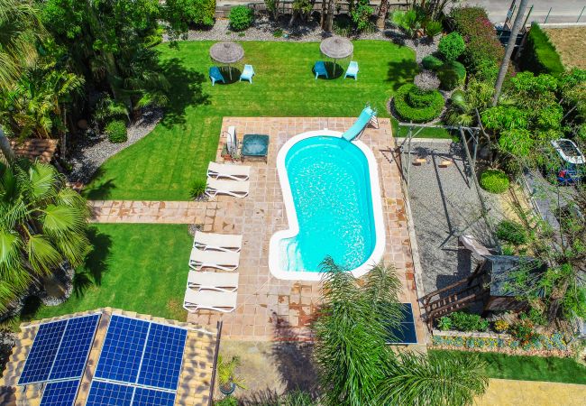 Villa with Heated Pool and Sauna | Cubo's Holiday Homes	 Views of this villa in Alhaurín de la Torre