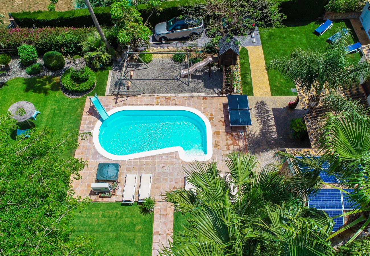 Villa with Heated Pool and Sauna | Cubo's Holiday Homes	 Views of this villa in Alhaurín de la Torre