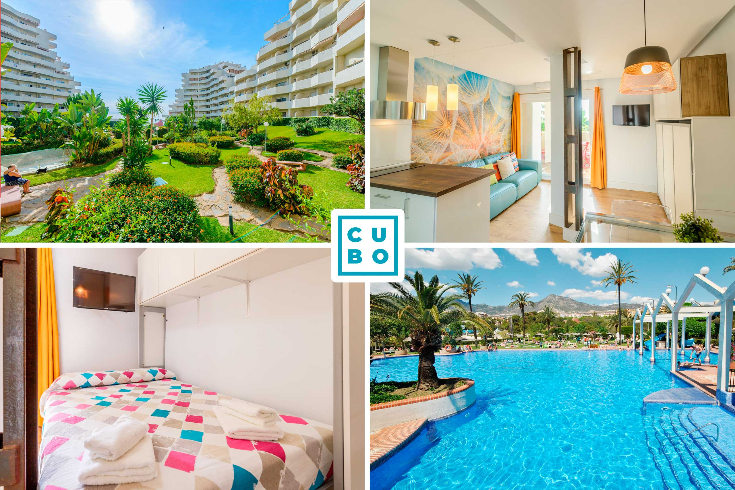 Cubo's Estudio BenalBeach 118 Charming flat in Benalmádena with swimming pool and close to the beach.